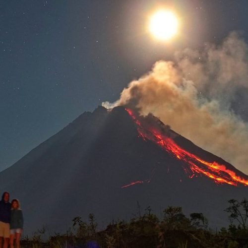 Borobudur Afternoon and Merapi Lava Flow Night Tour